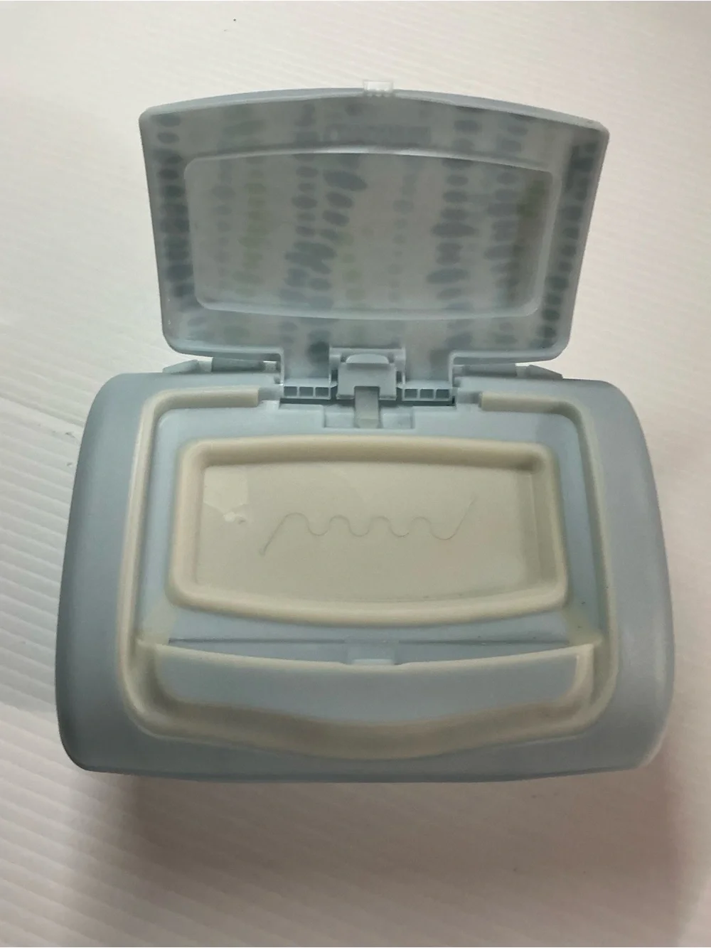 Cottonelle Mostly Colored Blue w/ Green with Word Logo Print Top Pop-Up Dispense
